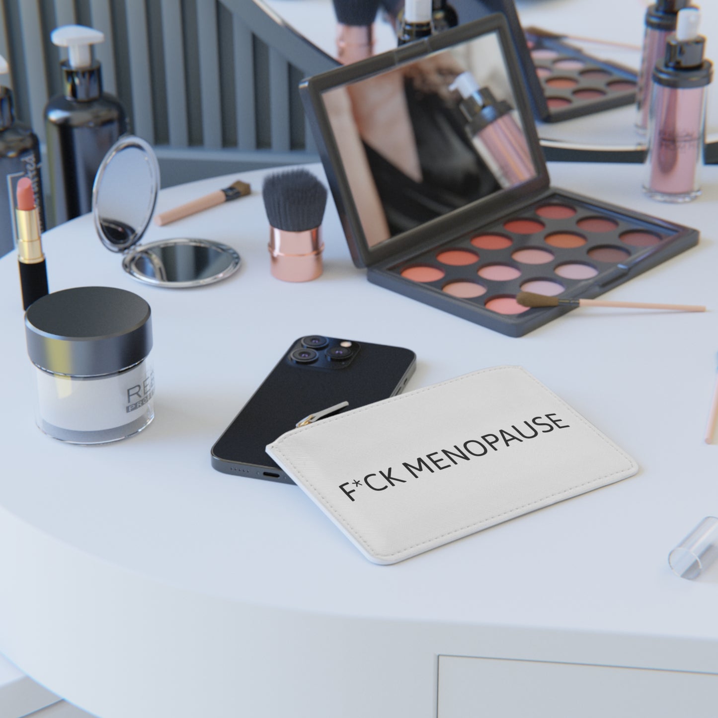 F*CK MENOPAUSE Mini Clutch Bag