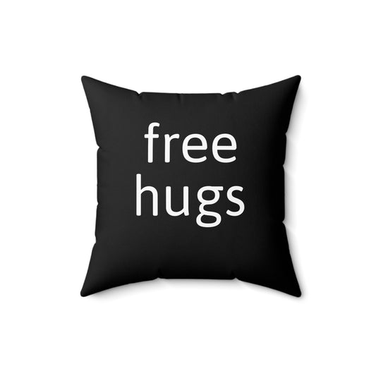free hugs Polyester Square Pillow