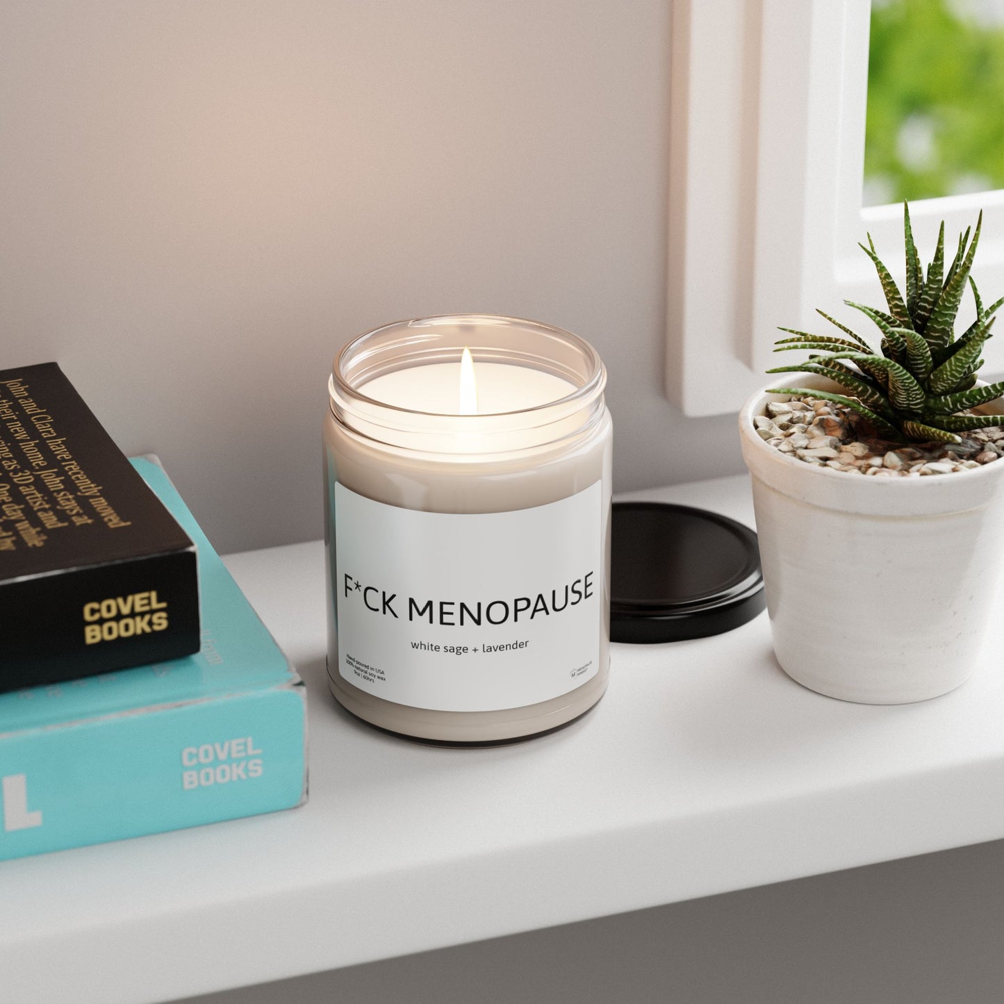 F*CK MENOPAUSE Scented Soy Candle, 9oz