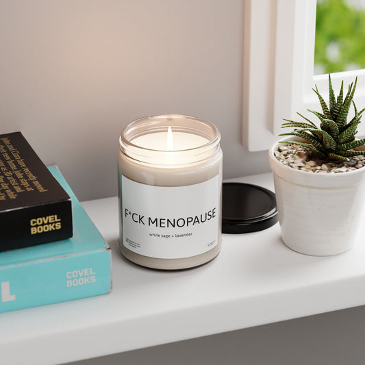 F*CK MENOPAUSE Scented Soy Candle, 9oz