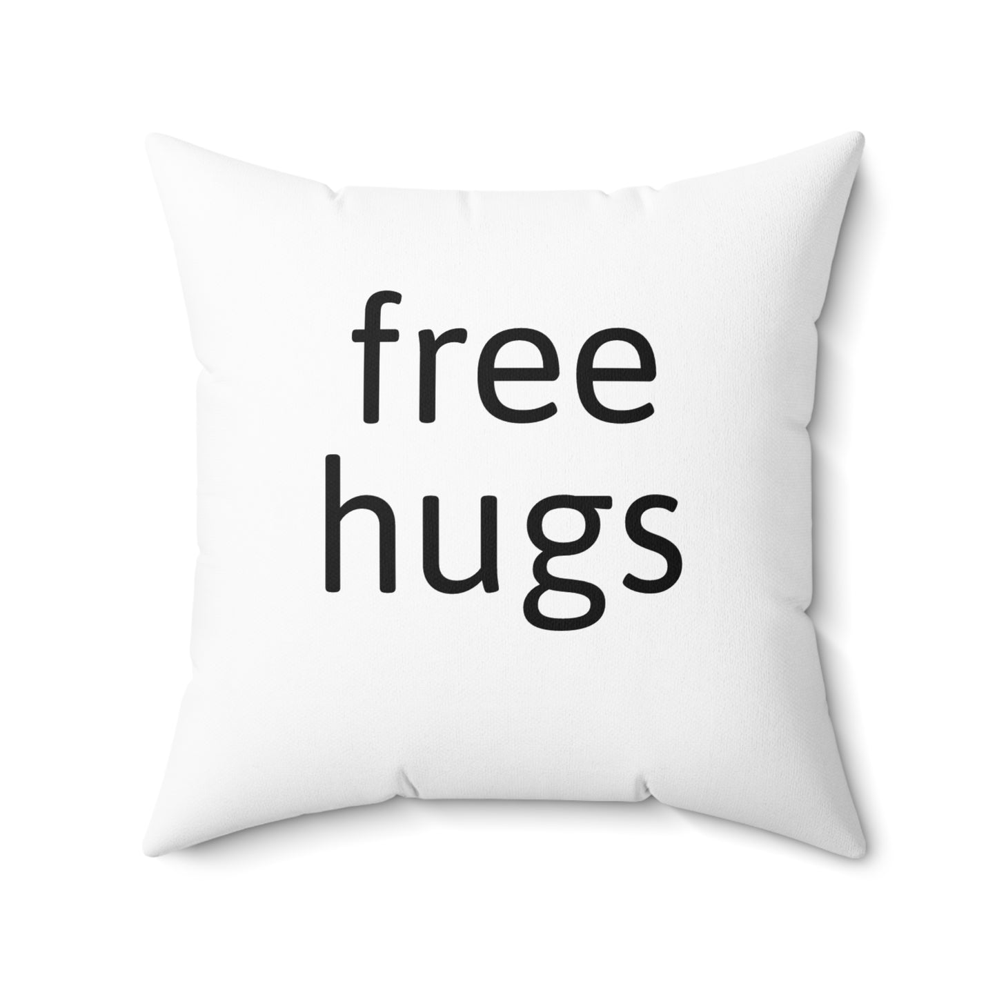 free hugs Polyester Square Pillow