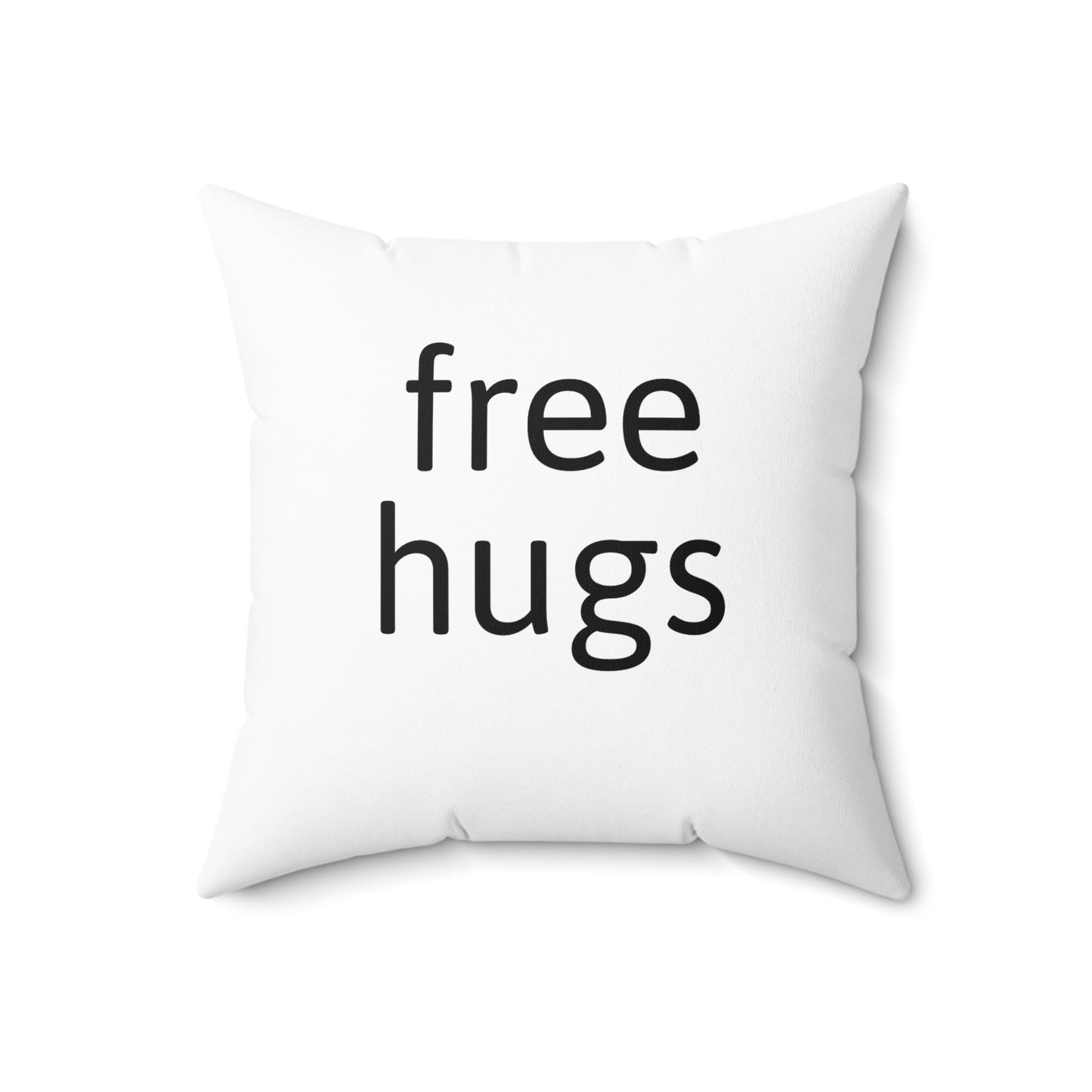 free hugs Polyester Square Pillow