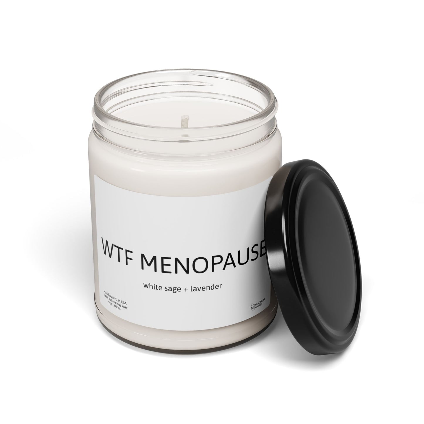 WTF MENOPAUSE Scented Soy Candle, 9oz